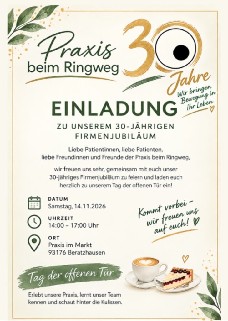 Einladung 30 Jahre